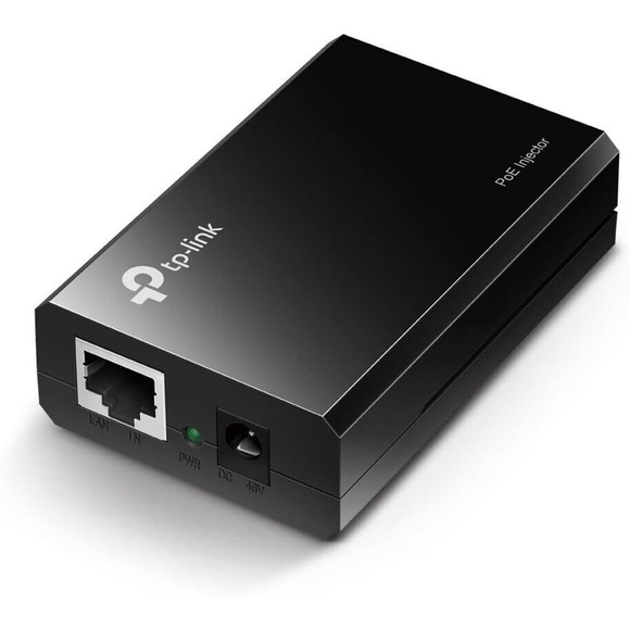TP-LINK TL-POE150S Gigabit PoE Injector Black - Picture 1 of 5